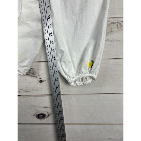 Maeve Anthropologie Shirt Womens XL White Lemon Embroidered Button Front - Picture 8 of 9